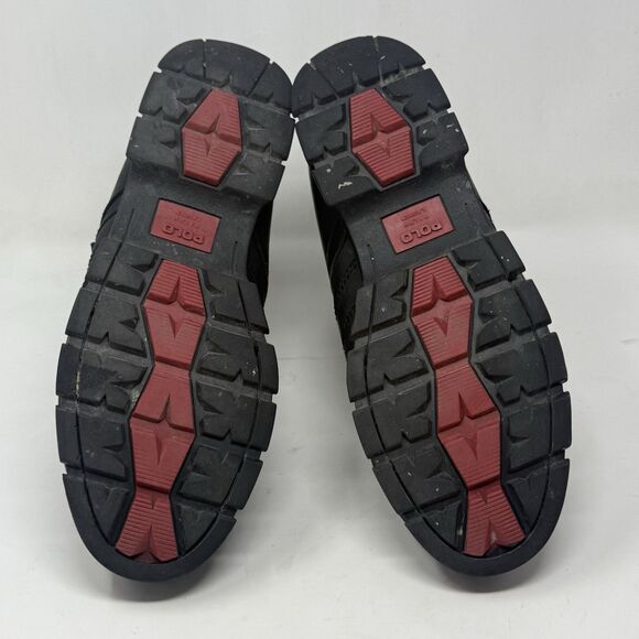 Polo Ralph Lauren Kilworth Duck Boots  Mens 13 Black Leather Zip Buckle Vintage main image 7